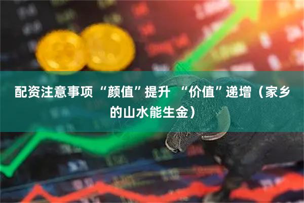 配资注意事项 “颜值”提升  “价值”递增（家乡的山水能生金）